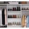 Easy Track Create Collection 5/8 in. H X 34.87 - 23.87 in. W X 14 in. L Wood Laminate Shelf Divider 680173-WH - alternate 3